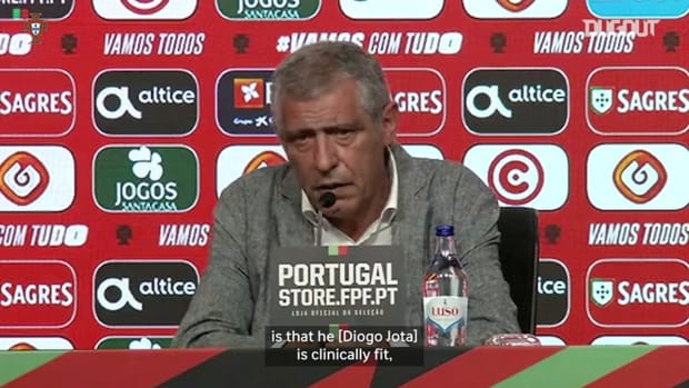 Fernando Santos on Diogo Jota's recovery ahead of Euro 2020